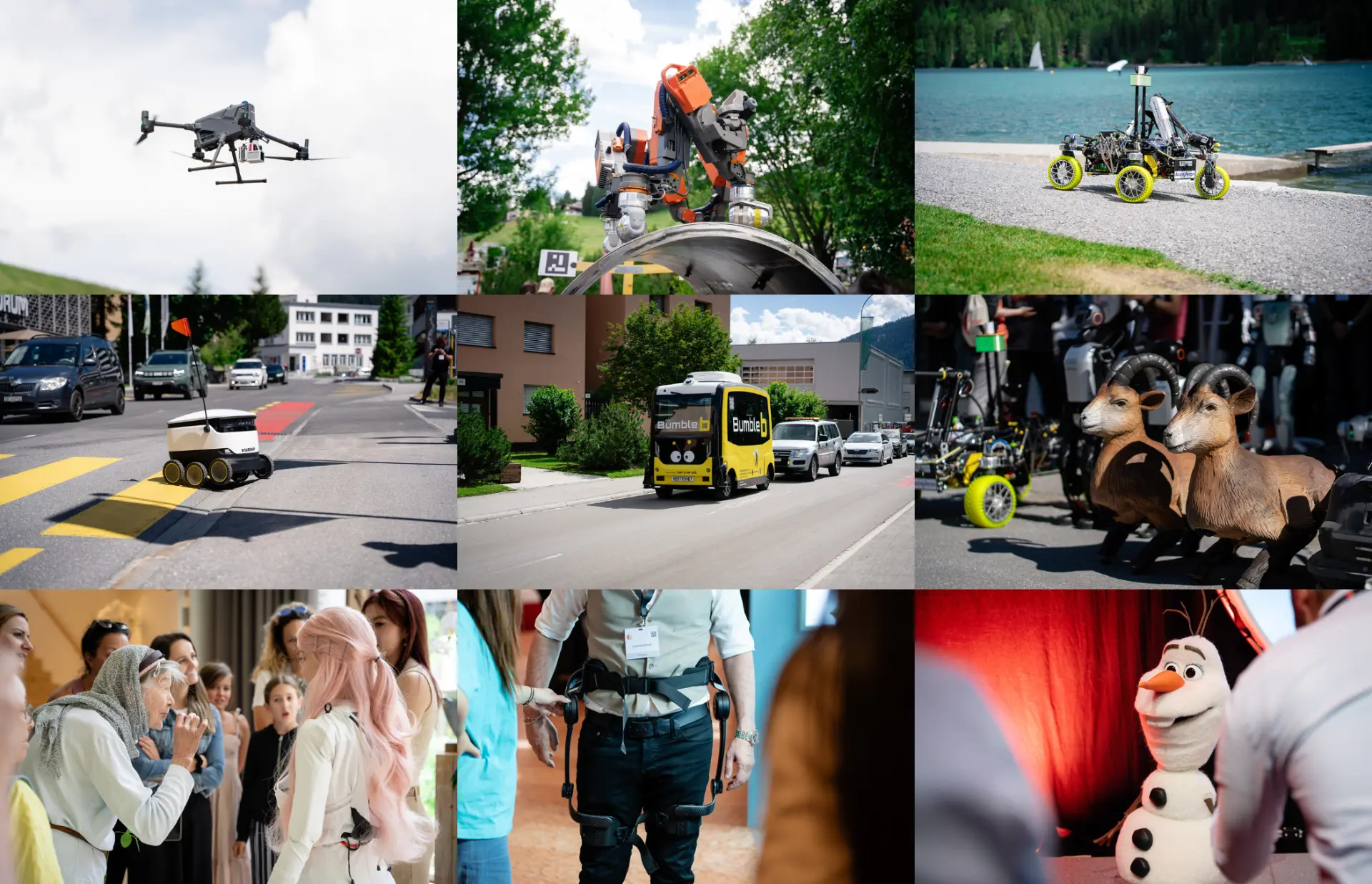 Robot City summer deployment collage