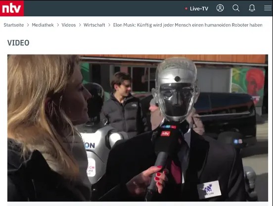 Elon Musk: Künftig wird jeder Mensch einen humanoiden Roboter haben