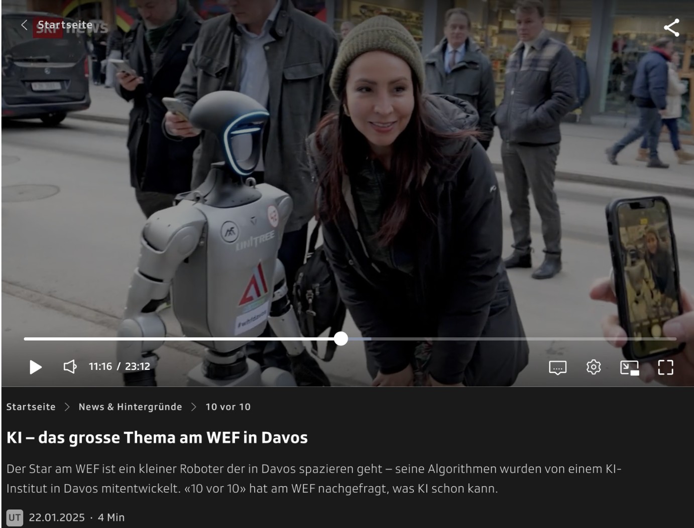 KI – das grosse Thema am WEF in Davos